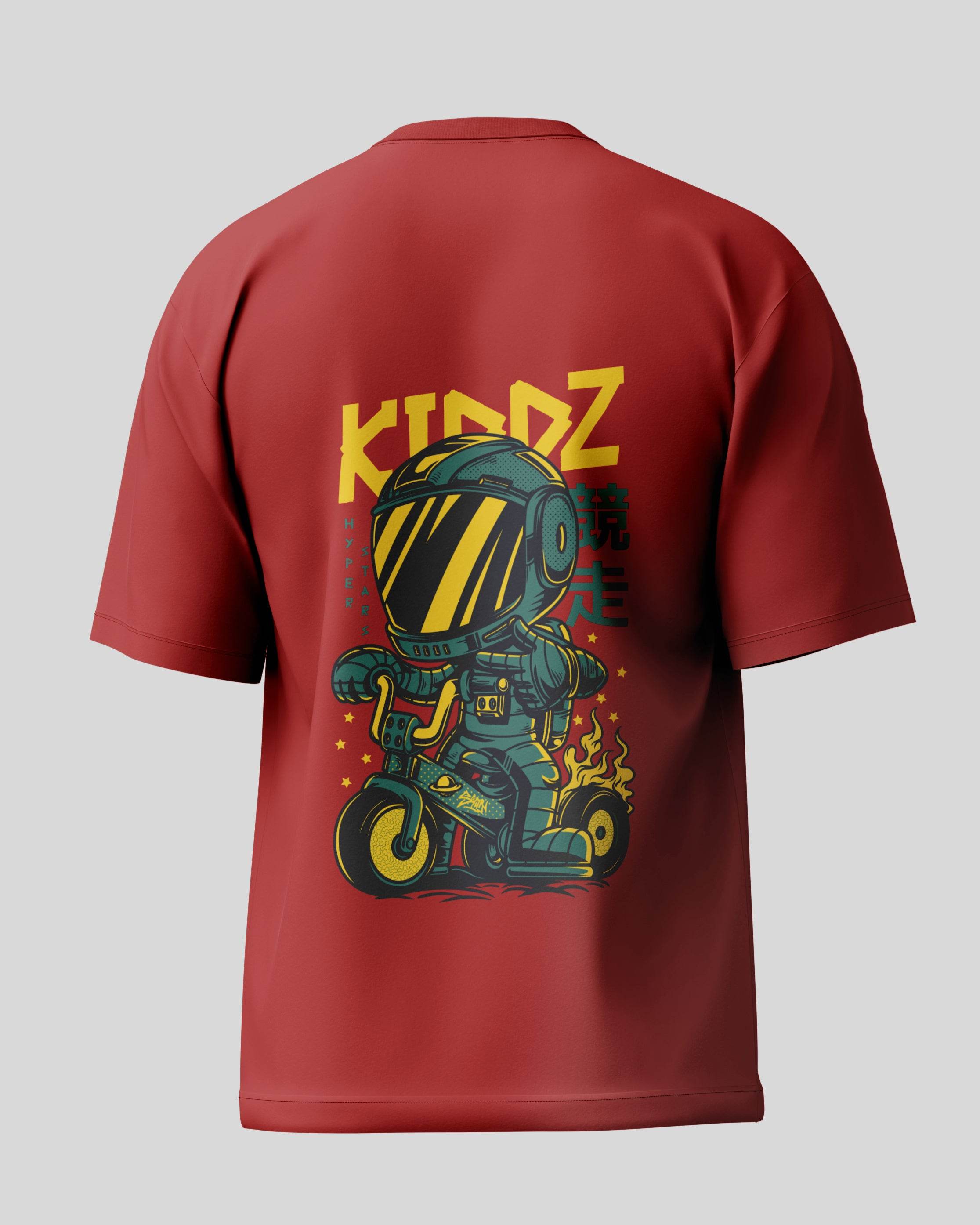 Kiddz Oversized T-Shirt | Olive Green | Premium Quality by AvaiYa | Unisex - Avaiya Clothings