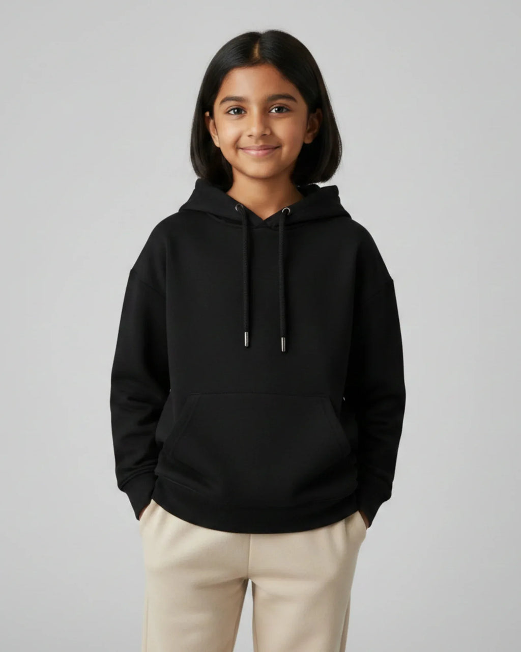 Kids Hoodie | 5-13Yrs | for boys & girls | Black - Avaiya Store