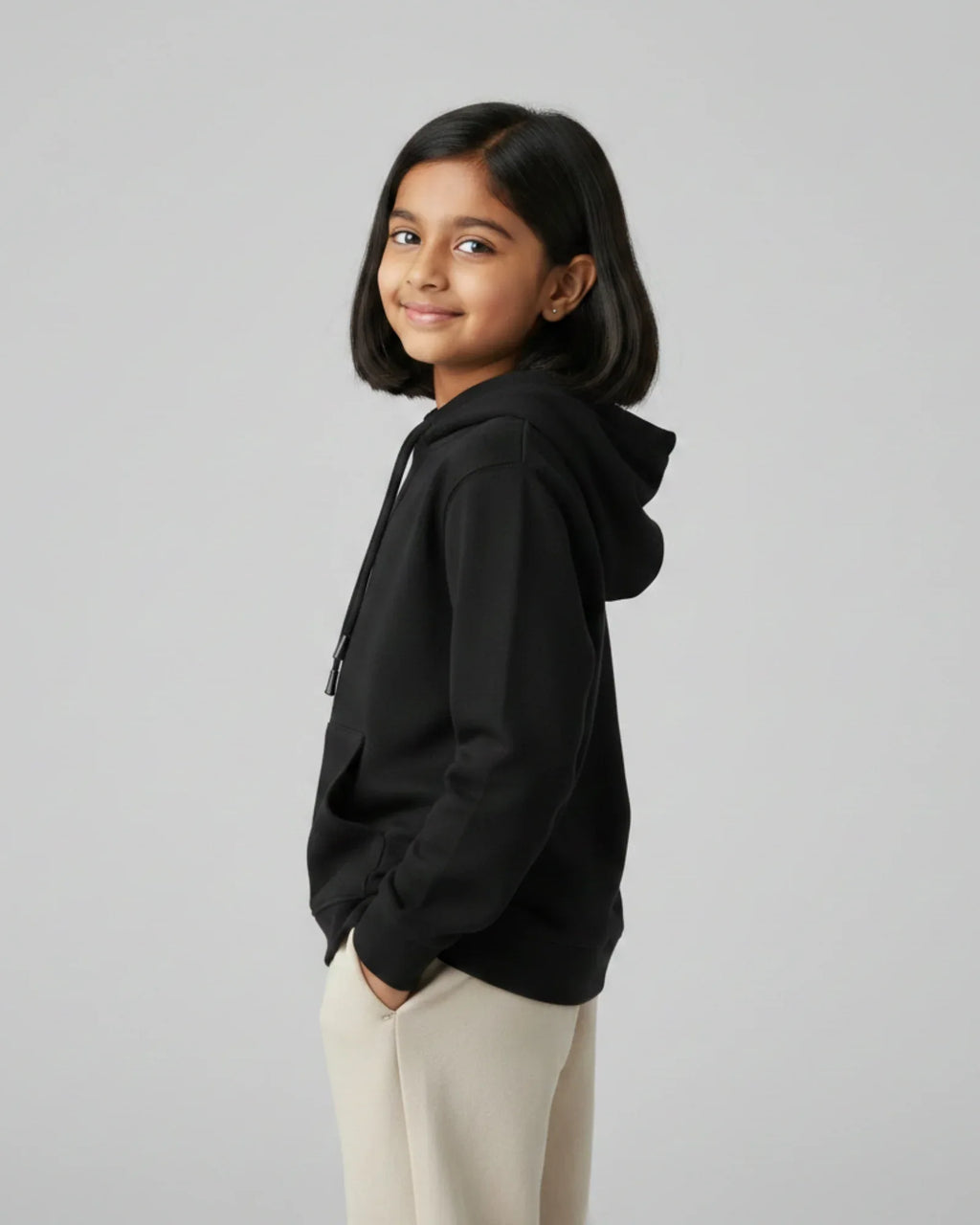 Kids Hoodie | 5-13Yrs | for boys & girls | Black - Avaiya Store