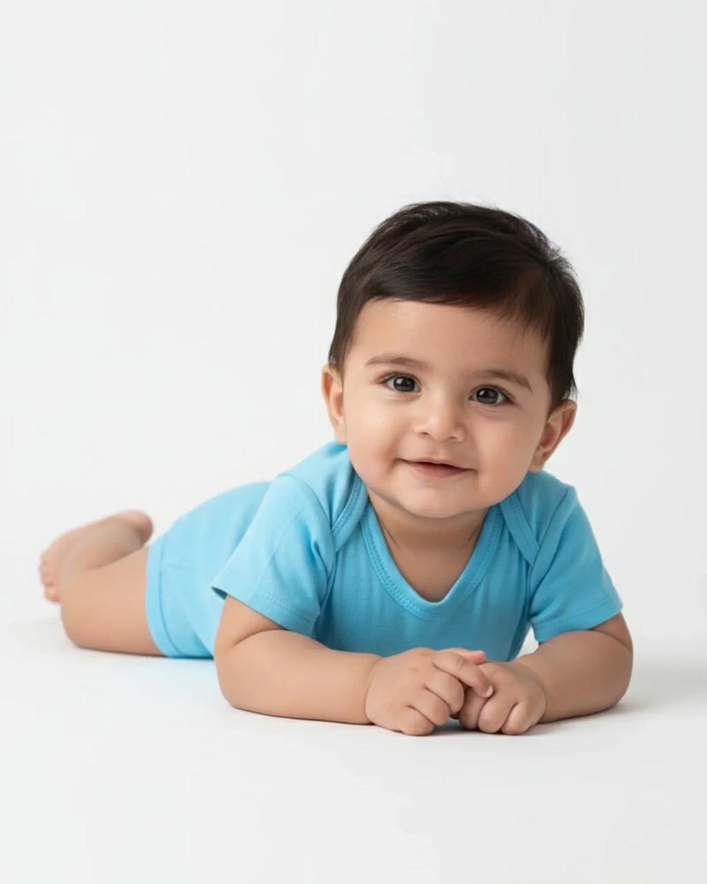 Kids Rompers | 0-12M | Sky Blue