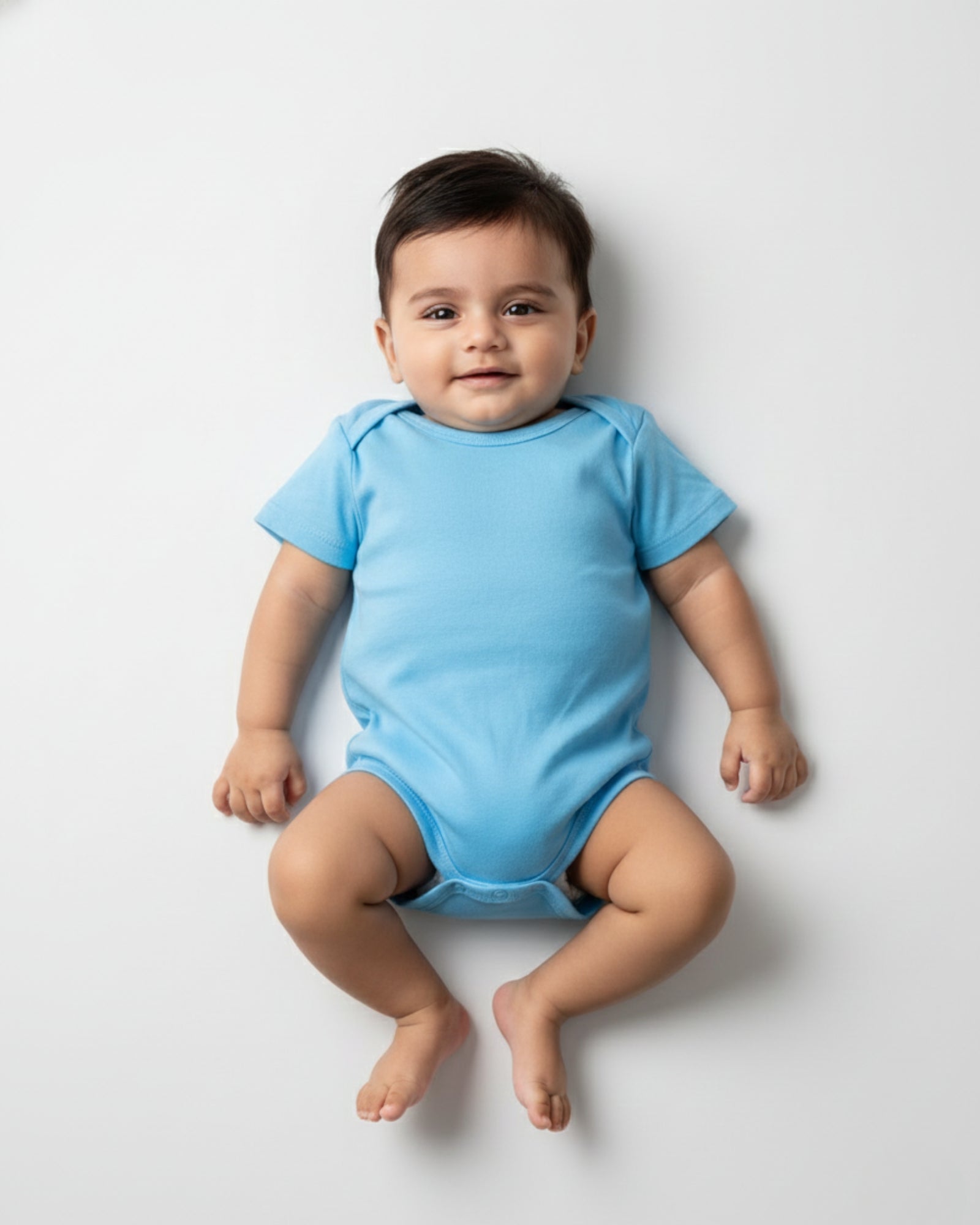 Kids Rompers | 0-12M | Sky Blue