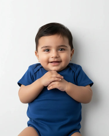 Kids Rompers | 0-12M | Royal Blue - Avaiya Store