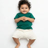 Crew Neck T-Shirt | 0-4 Yrs | For Both Girls & Boys | Bottle Green - Avaiya Store