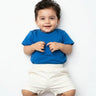 Crew Neck T-Shirt | 0-4 Yrs | For Both Girls & Boys | Royal Blue - Avaiya Store