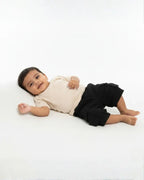Crew Neck T-Shirt | 0-4 Yrs | For Both Girls & Boys | Off-White - Avaiya Store