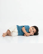 Crew Neck T-Shirt | 0-4 Yrs | For Both Girls & Boys | Petrol Blue - Avaiya Store