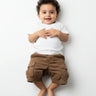Crew Neck T-Shirt | 0-3 Yrs | For Both Girls & Boys | White - Avaiya Store