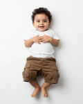Crew Neck T-Shirt | 0-3 Yrs | For Both Girls & Boys | White - Avaiya Store