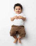 Crew Neck T-Shirt | 0-3 Yrs | For Both Girls & Boys | White - Avaiya Store