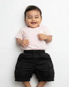 Crew Neck T-Shirt | 0-4 Yrs | For Both Girls & Boys | Light Baby Pink - Avaiya Store