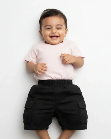 Crew Neck T-Shirt | 0-4 Yrs | For Both Girls & Boys | Light Baby Pink - Avaiya Store