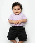 Crew Neck T-Shirt | 0-4 Yrs | For Both Girls & Boys | Lavender - Avaiya Store
