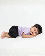 Crew Neck T-Shirt | 0-4 Yrs | For Both Girls & Boys | Lavender - Avaiya Store