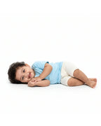 Crew Neck T-Shirt | 0-4 Yrs | For Both Girls & Boys | Sky Blue - Avaiya Store