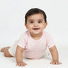 Crew Neck T-Shirt | 0-4 Yrs | For Both Girls & Boys | Light Baby Pink - Avaiya Store
