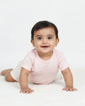 Crew Neck T-Shirt | 0-4 Yrs | For Both Girls & Boys | Light Baby Pink - Avaiya Store