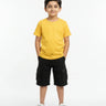 Crew Neck T-Shirt | 5-13 Yrs | For Both Girls & Boys | New Yellow - Avaiya Store