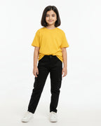 Crew Neck T-Shirt | 5-13 Yrs | For Both Girls & Boys | New Yellow - Avaiya Store
