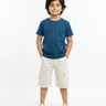 Crew Neck T-Shirt | 5-13 Yrs | For Both Girls & Boys | Petrol Blue - Avaiya Store
