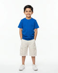 Crew Neck T-Shirt | 5-13 Yrs | For Both Girls & Boys | Royal Blue - Avaiya Store