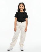 Crew Neck T-Shirt | 5-13 Yrs | For Both Girls & Boys | Lavender - Avaiya Store