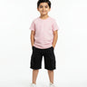 Crew Neck T-Shirt | 5-13 Yrs | For Both Girls & Boys | Light Baby Pink - Avaiya Store