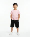 Crew Neck T-Shirt | 5-13 Yrs | For Both Girls & Boys | Light Baby Pink - Avaiya Store
