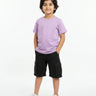 Crew Neck T-Shirt | 5-13 Yrs | For Both Girls & Boys | Lavender - Avaiya Store