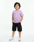 Crew Neck T-Shirt | 5-13 Yrs | For Both Girls & Boys | Lavender - Avaiya Store