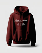 Less is More Classic Comfort Hoodie | W | Unisex - Avaiya Clothings