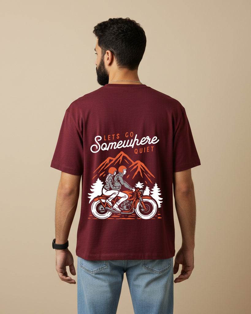 Lets Go Somewhere Oversized T-Shirt | Premium Quality by Avaiya | Unisex - Avaiya Clothings
