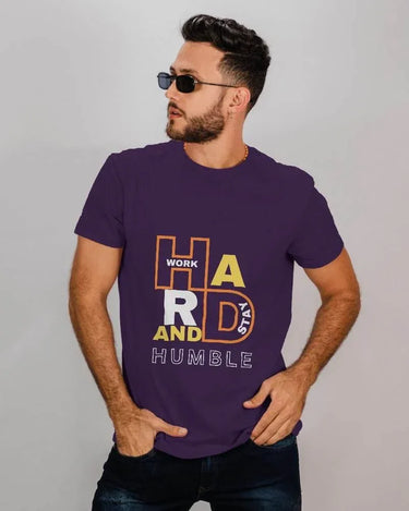 Work Hard And Stay Humble | Classic T-Shirt | For Man And Woman - Avaiya Store