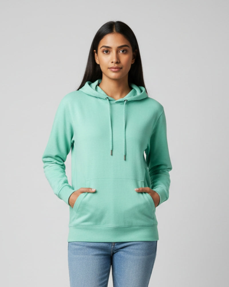 Plain Mint Classic  Hoodie | For Man And Woman