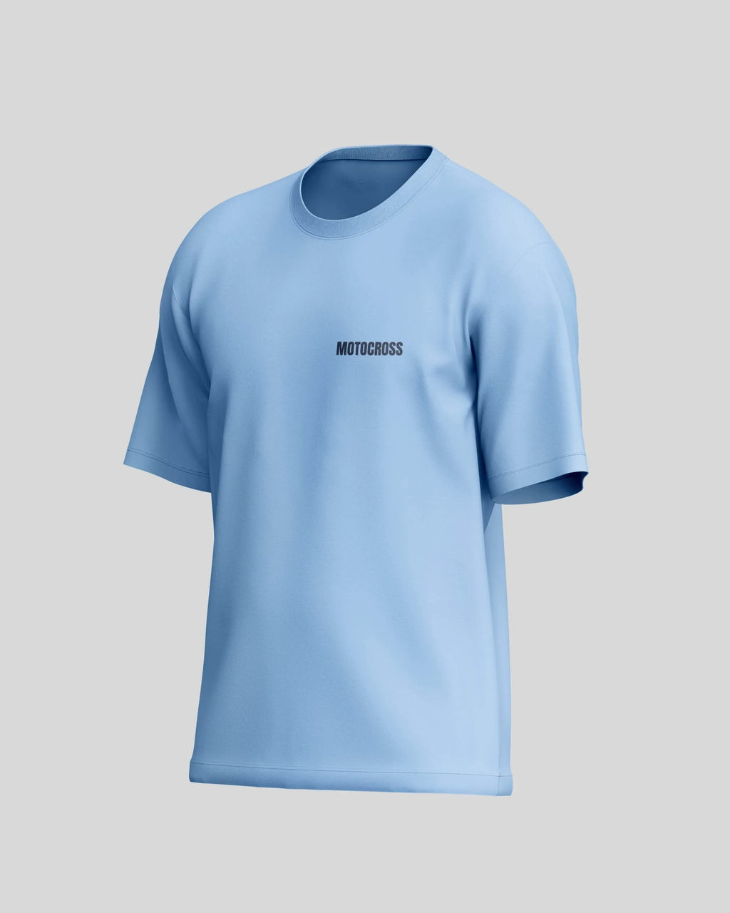 Motorcross Oversized T-Shirt | Baby Blue | Premium Quality by AvaiYa | Unisex - Avaiya Store