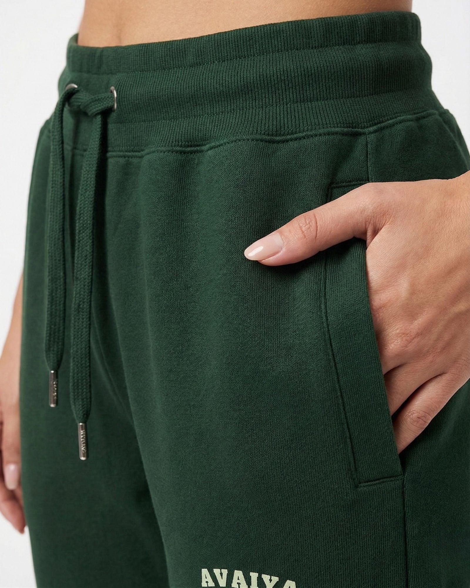Avaiya's Bottle Green Jogger | Man and Woman