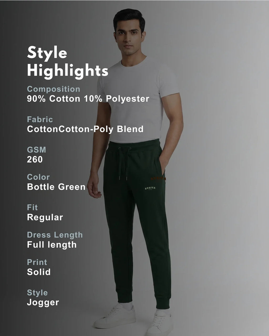 Avaiya's Bottle Green Jogger | Man and Woman - Avaiya Store