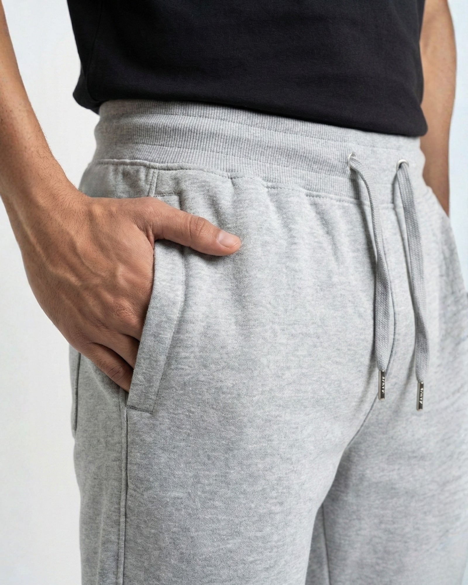 Avaiya's Grey Melange Jogger | Man and Woman