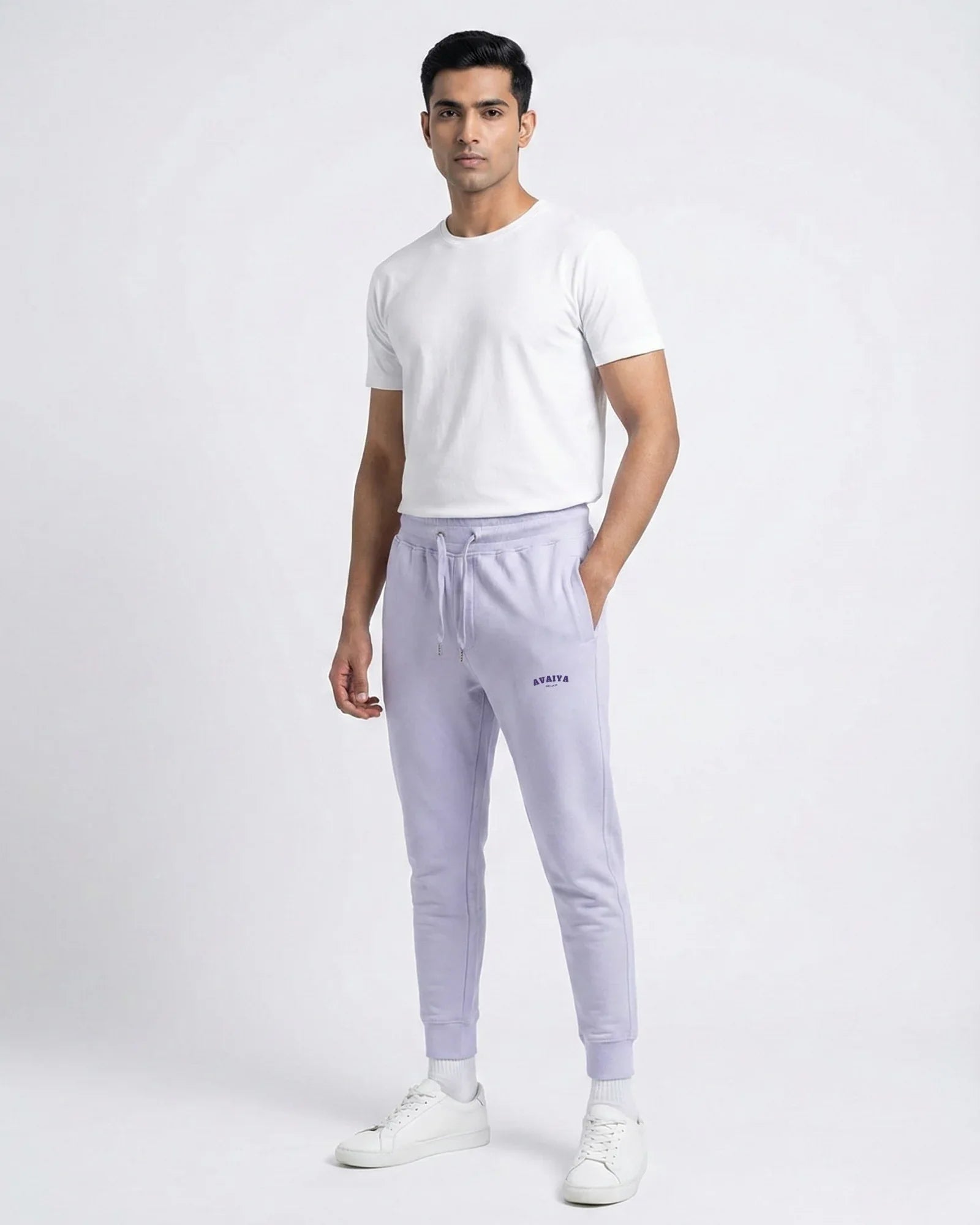 Avaiya's Lavender Jogger | Man and Woman