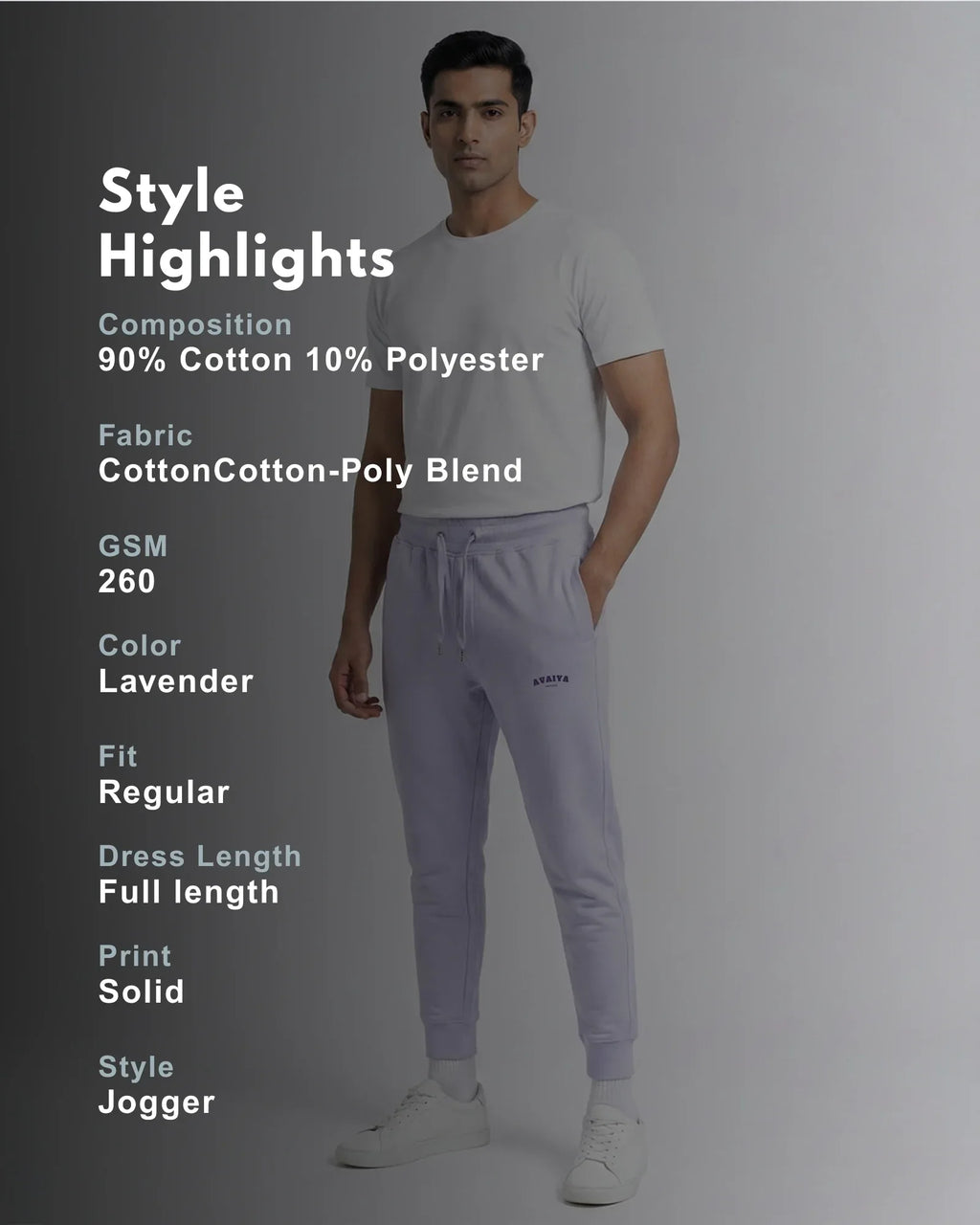 Avaiya's Lavender Jogger | Man and Woman - Avaiya Store