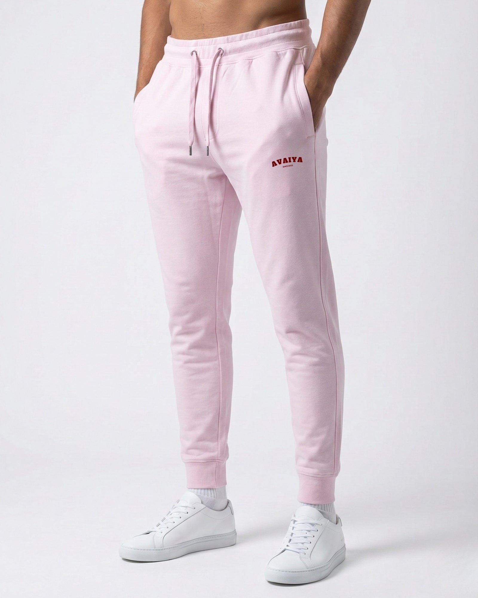 Avaiya's Light Baby Pink Jogger | Man and Woman