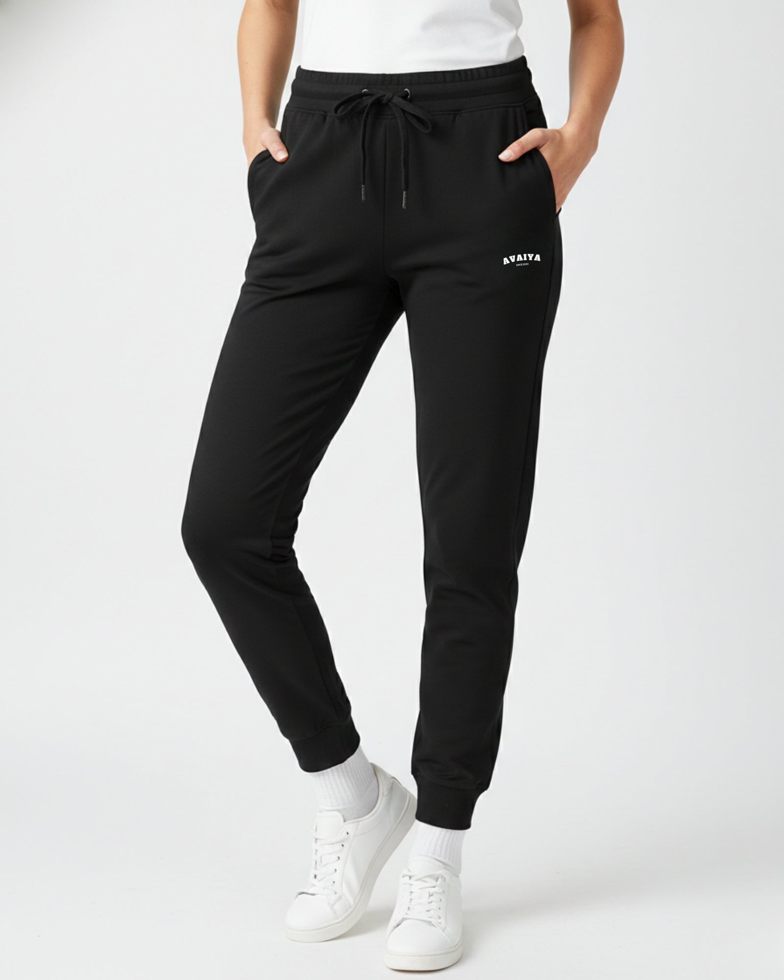 Avaiya's Black Jogger | Man and Woman