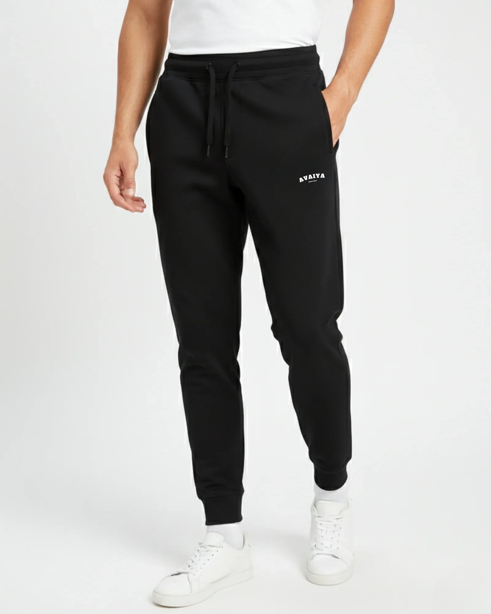 Avaiya's Black Jogger | Man and Woman