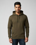 Plain Olive Green Classic  Hoodie | For Man And Woman