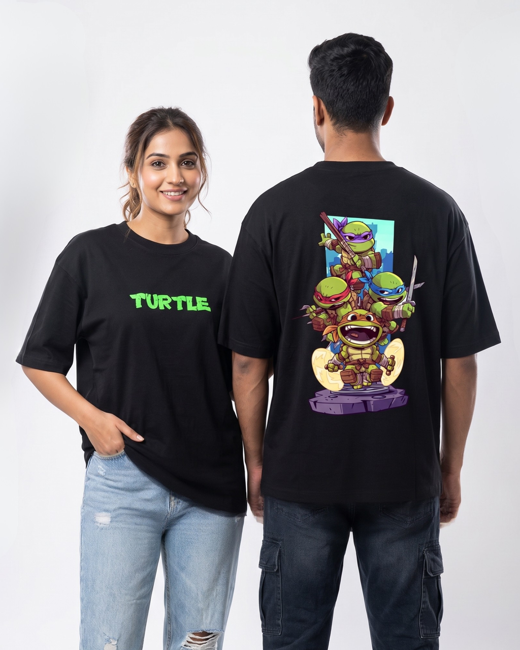 Turtle Ninja Oversized T-Shirt | For Man And Woman