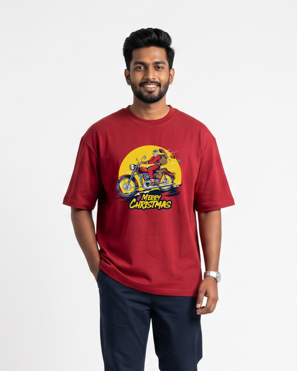 Merry Christmas Oversized T-Shirt | For Man And Woman