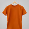 Plain Classic T-Shirt | For Man & Woman | Orange - Avaiya Store