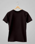 Plain Classic T-Shirt | For Man & Woman | Coffee Brown - Avaiya Store