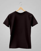 Plain Classic T-Shirt | For Man & Woman | Coffee Brown - Avaiya Store
