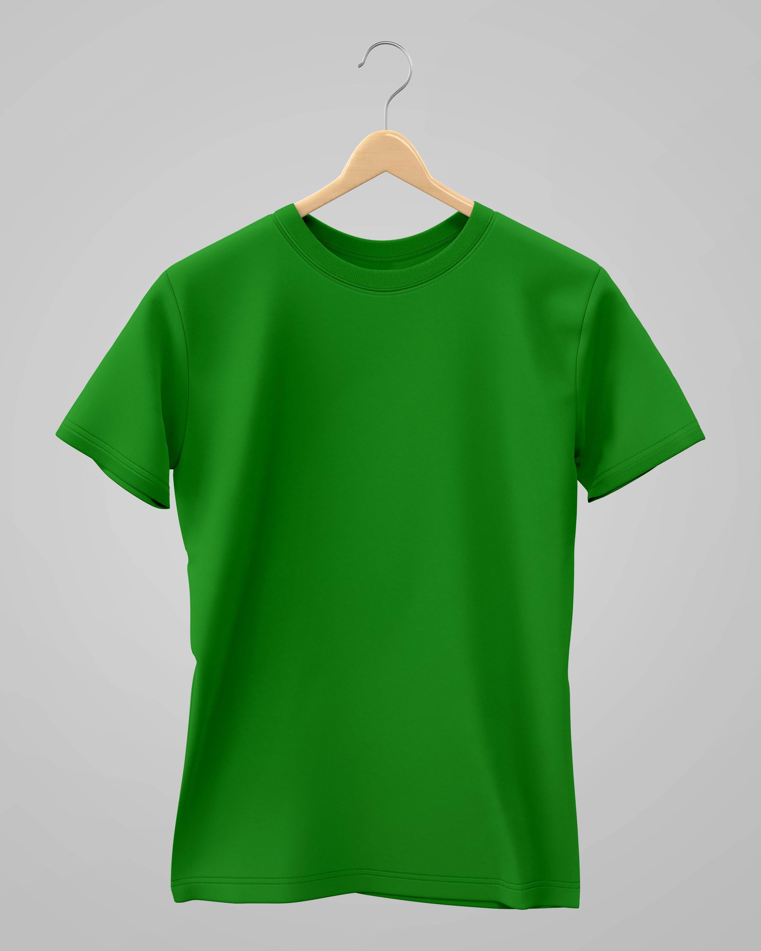 Plain Classic T-Shirt | For Man & Woman | Flag Green - Avaiya Clothings