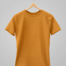 Plain Classic T-Shirt | For Man & Woman | Golden Yellow - Avaiya Store
